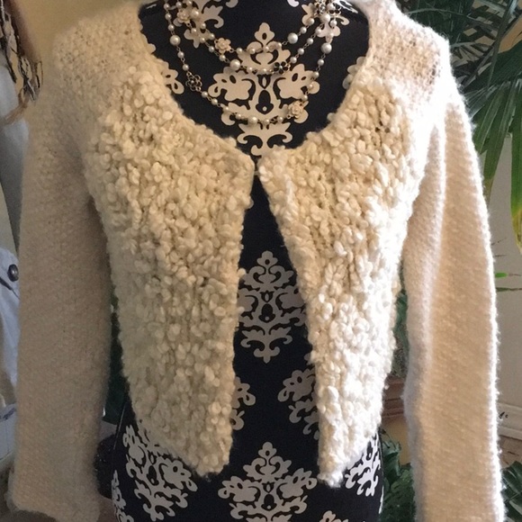 Anthropologie Sleeping On Snow cropped sweater D-4 - Picture 1 of 9
